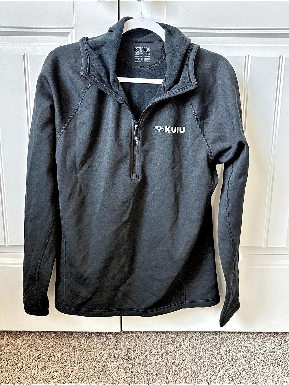 KUIU Peloton 200 Zip-T Hoodie Black